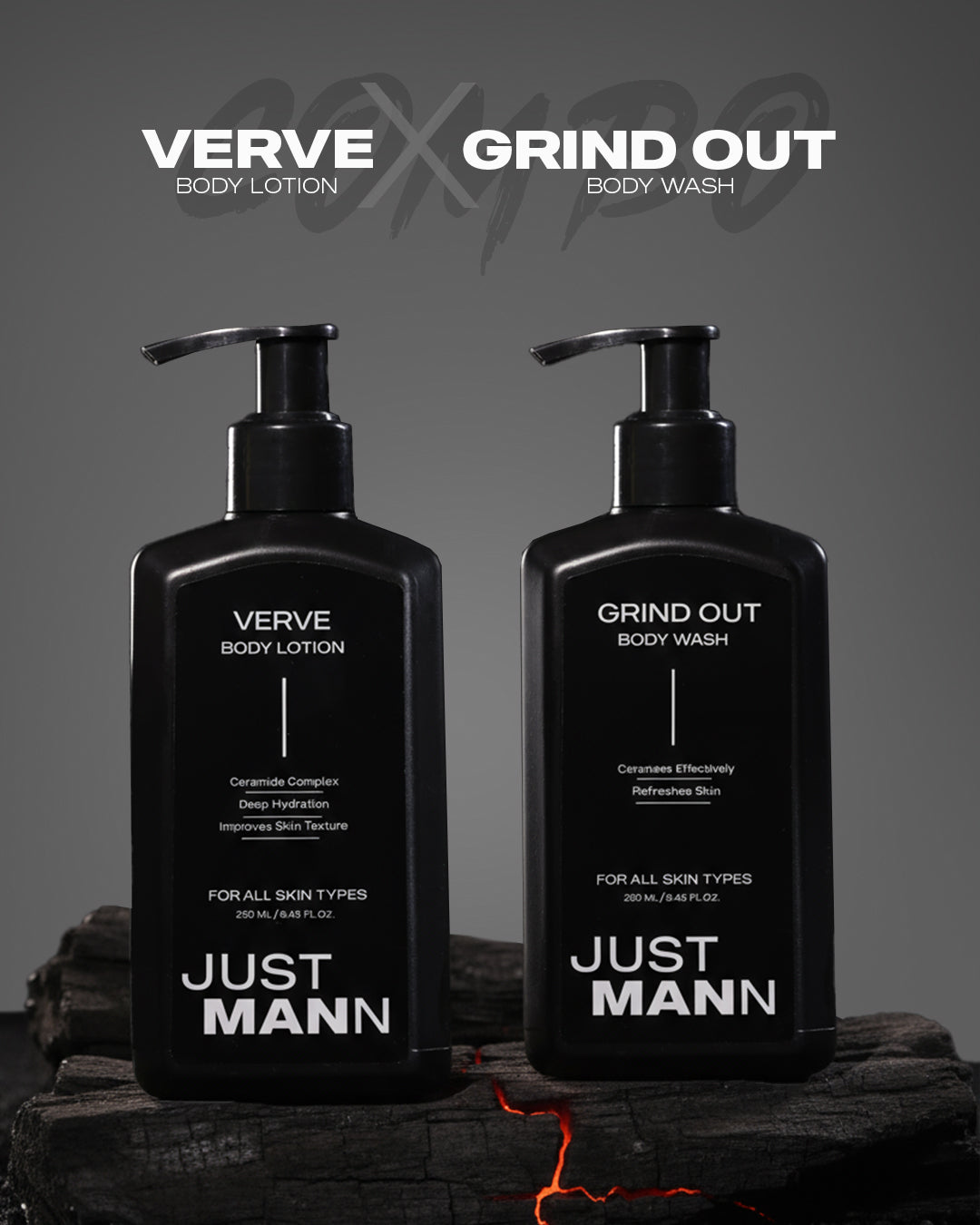 Grind Out Body Wash + Verve Lotion
